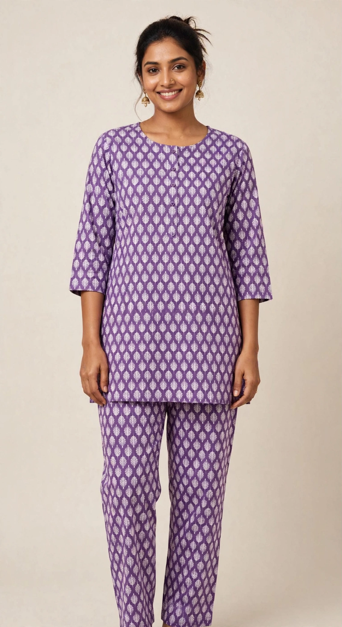 Women's Premium - pyjama suits without zip - Style 3