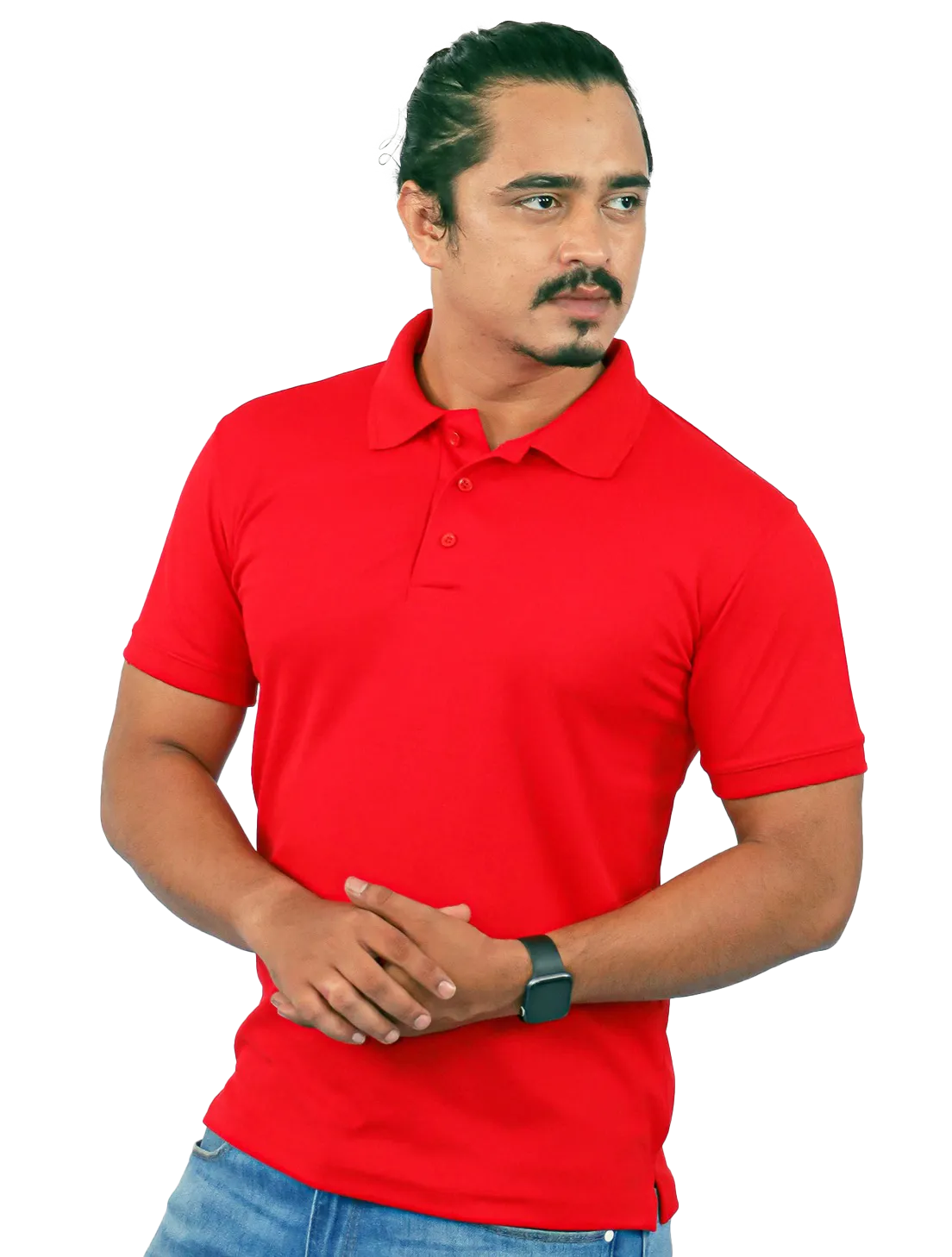 Red Cotton Polo Half Sleeve 220GSM Tshirts