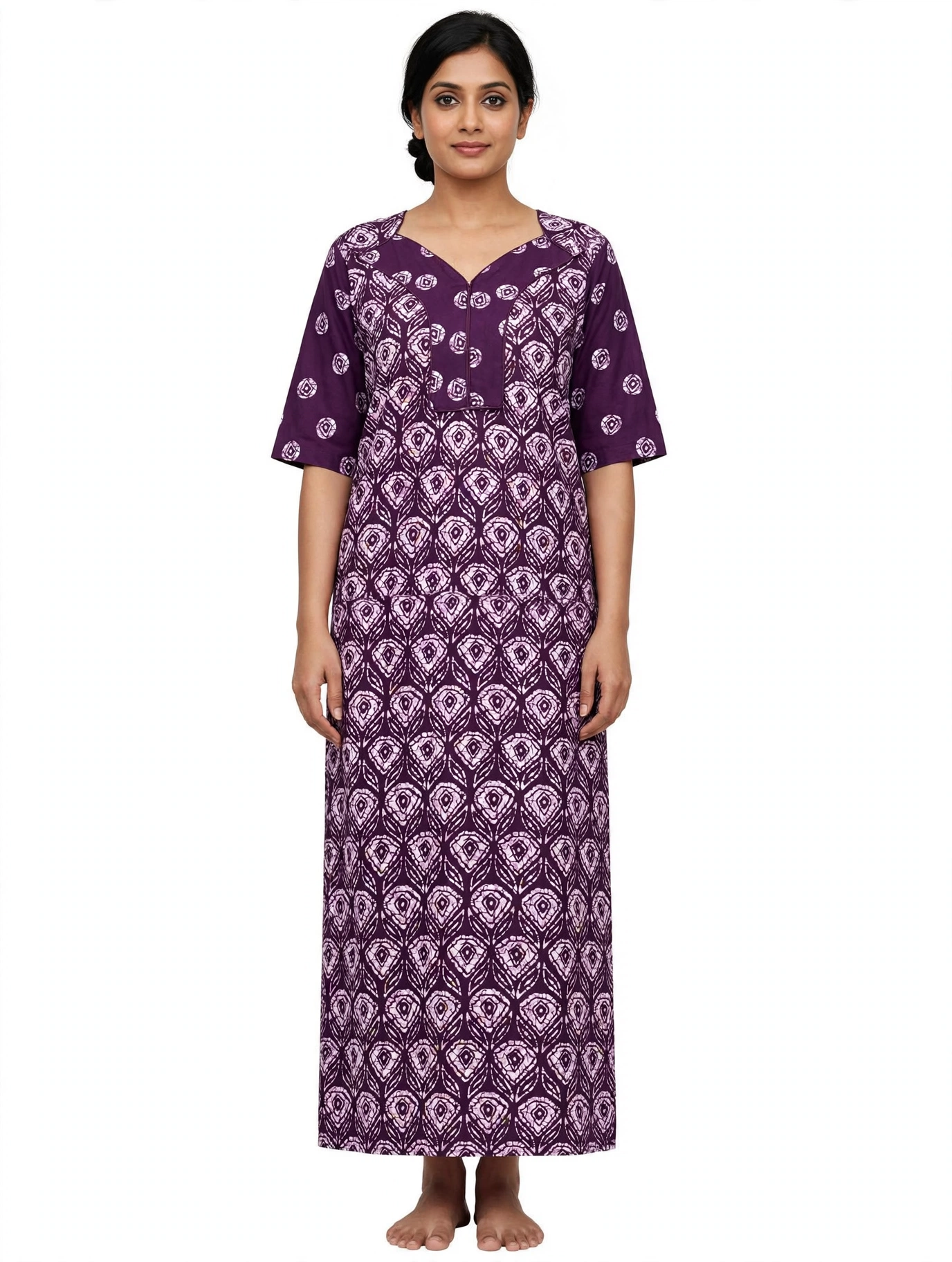 Women's Premium - Nighty without zip - Style 12