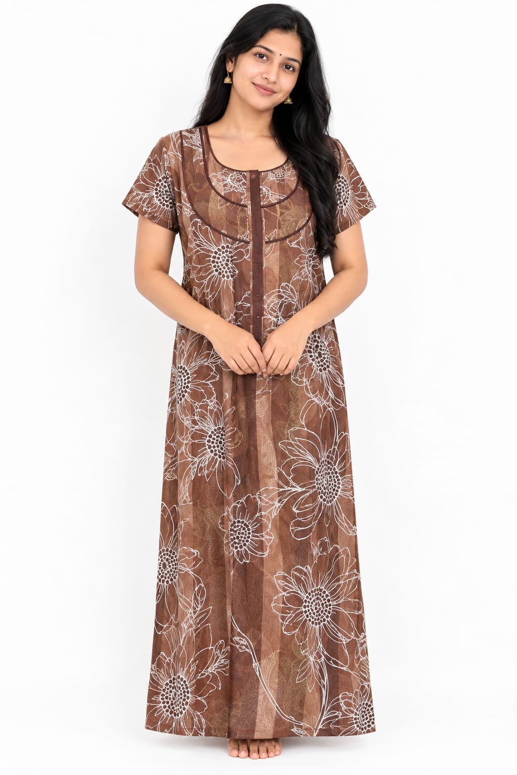 Women's Premium - Nighty with zip - 5a5ae9a8 0dd4 4bad aaed d6800ceaed2a