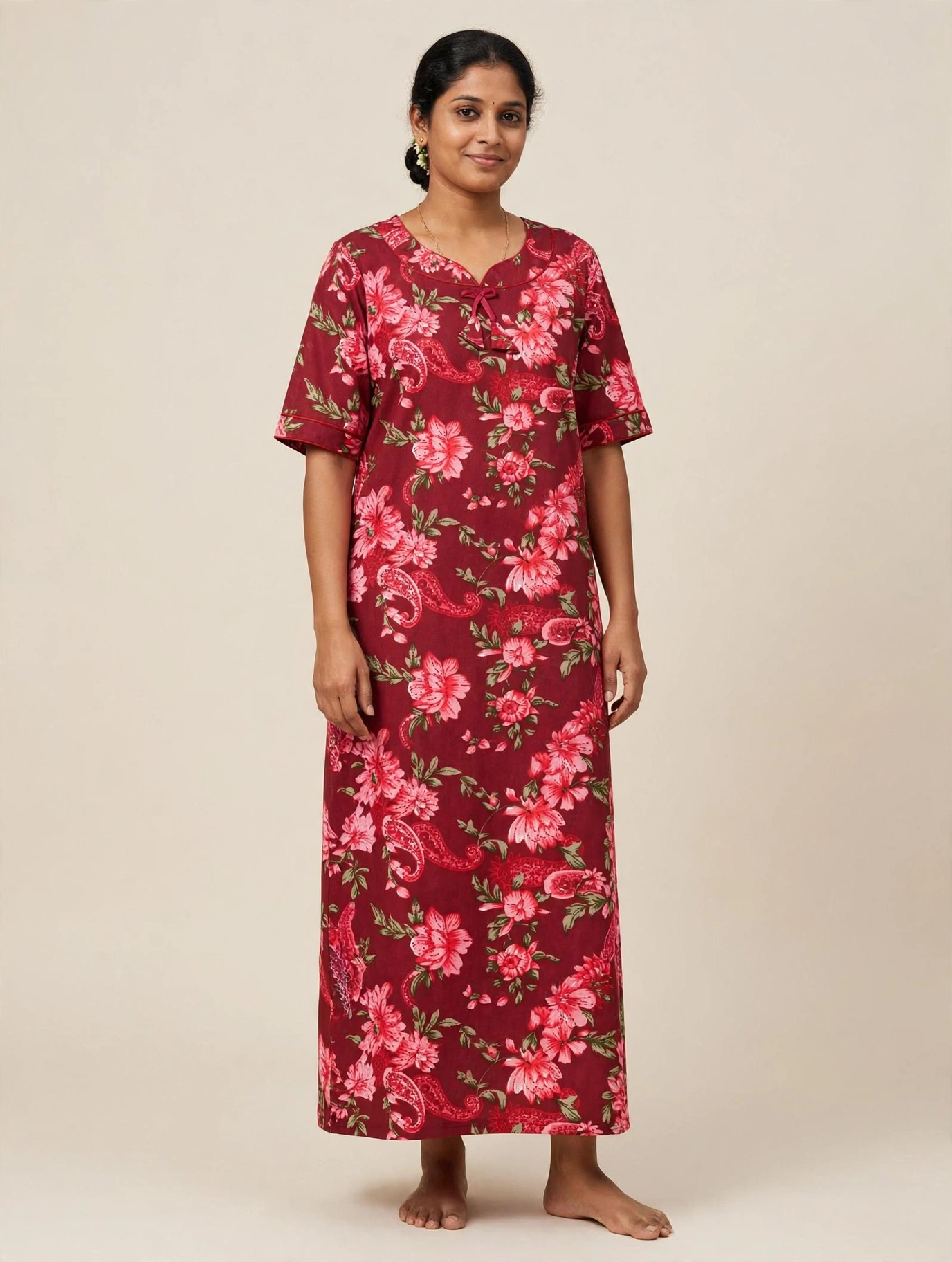 Women's Premium - Nighty without zip - Style 6