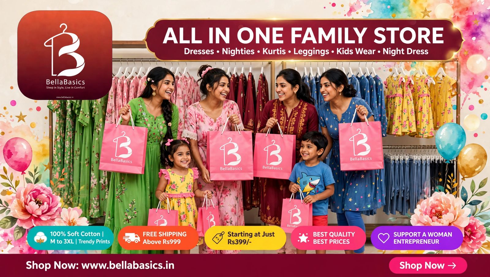 Bellabasics banner