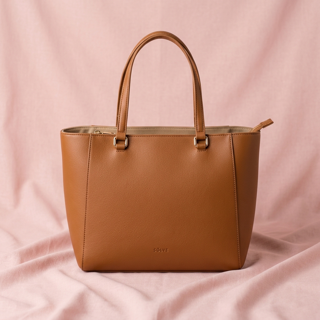 Ladies Handbag - Tan Tote