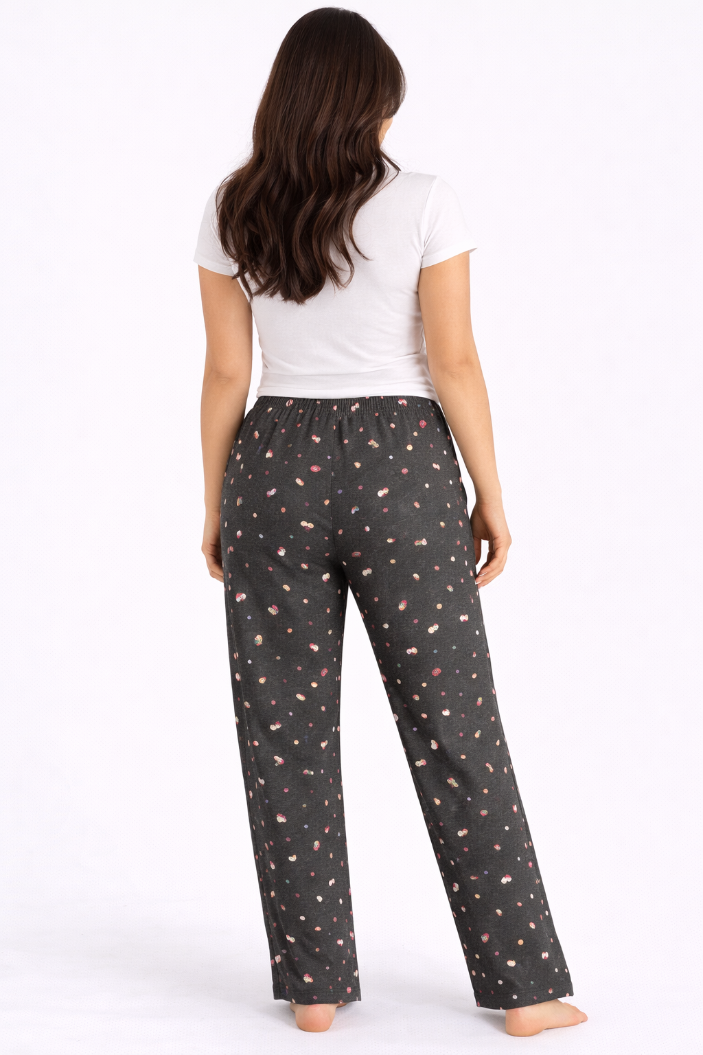 Antra Melange Womens Printed Polycotton 120 GSM Lounge Pant