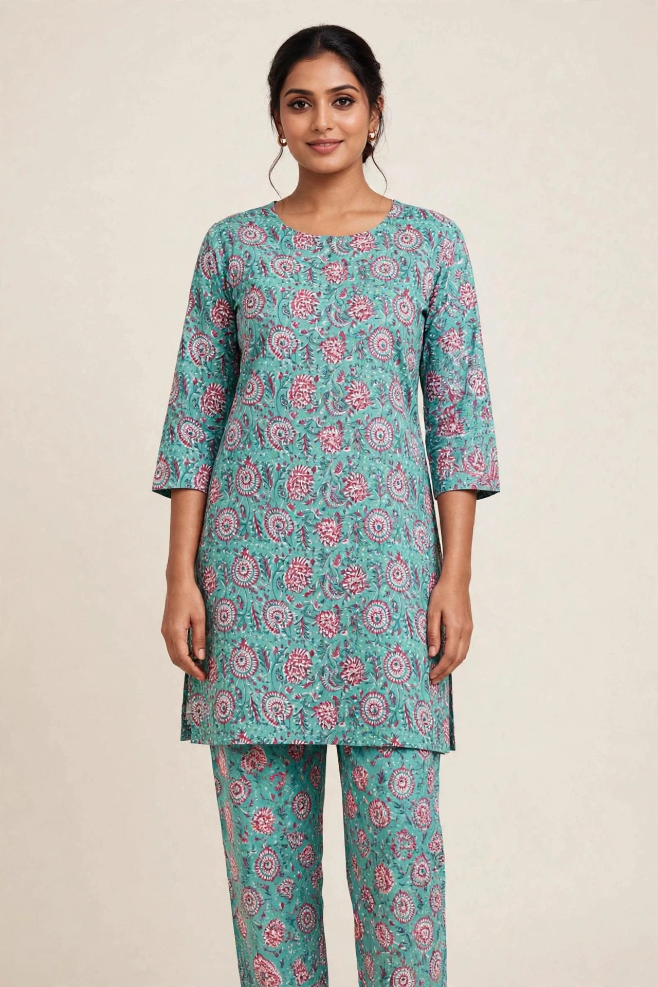 Women's Premium - pyjama suits without zip - Style 2