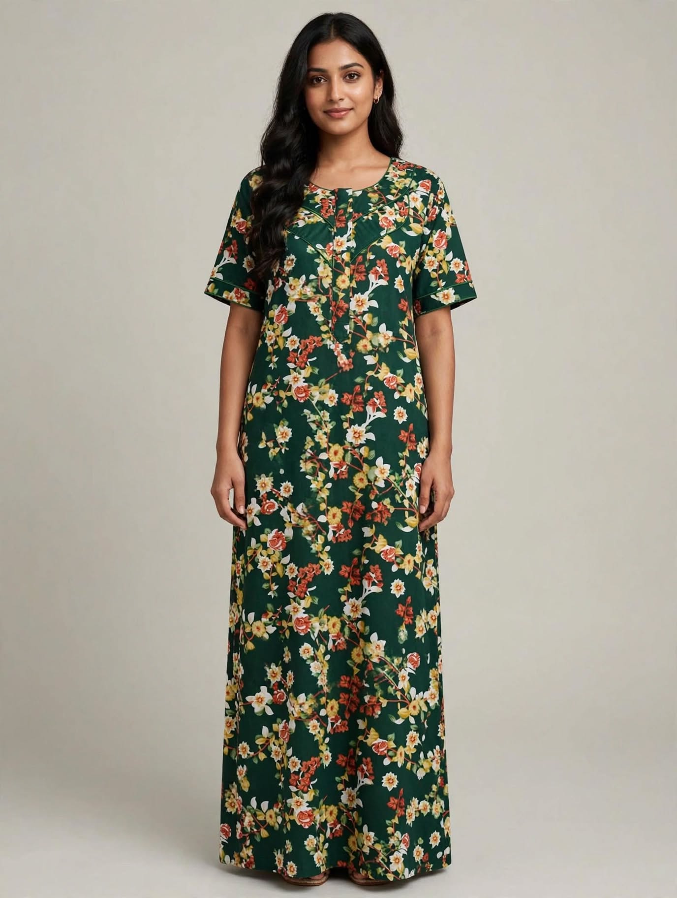 Women's Premium - Nighty with zip - Style 3