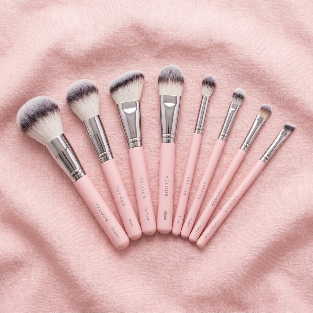 Makeup Brush Set - 8 Pieces