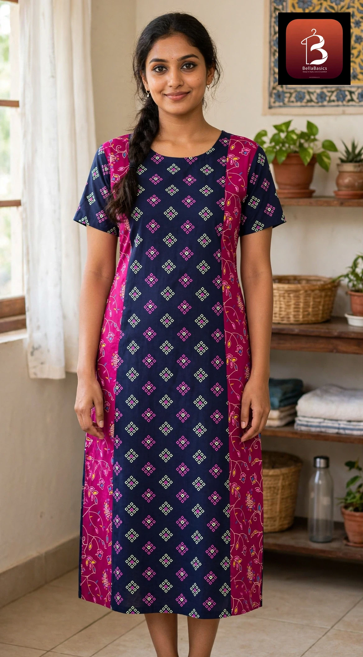 Women's Premium - Frock Nighty( Double - Style 4