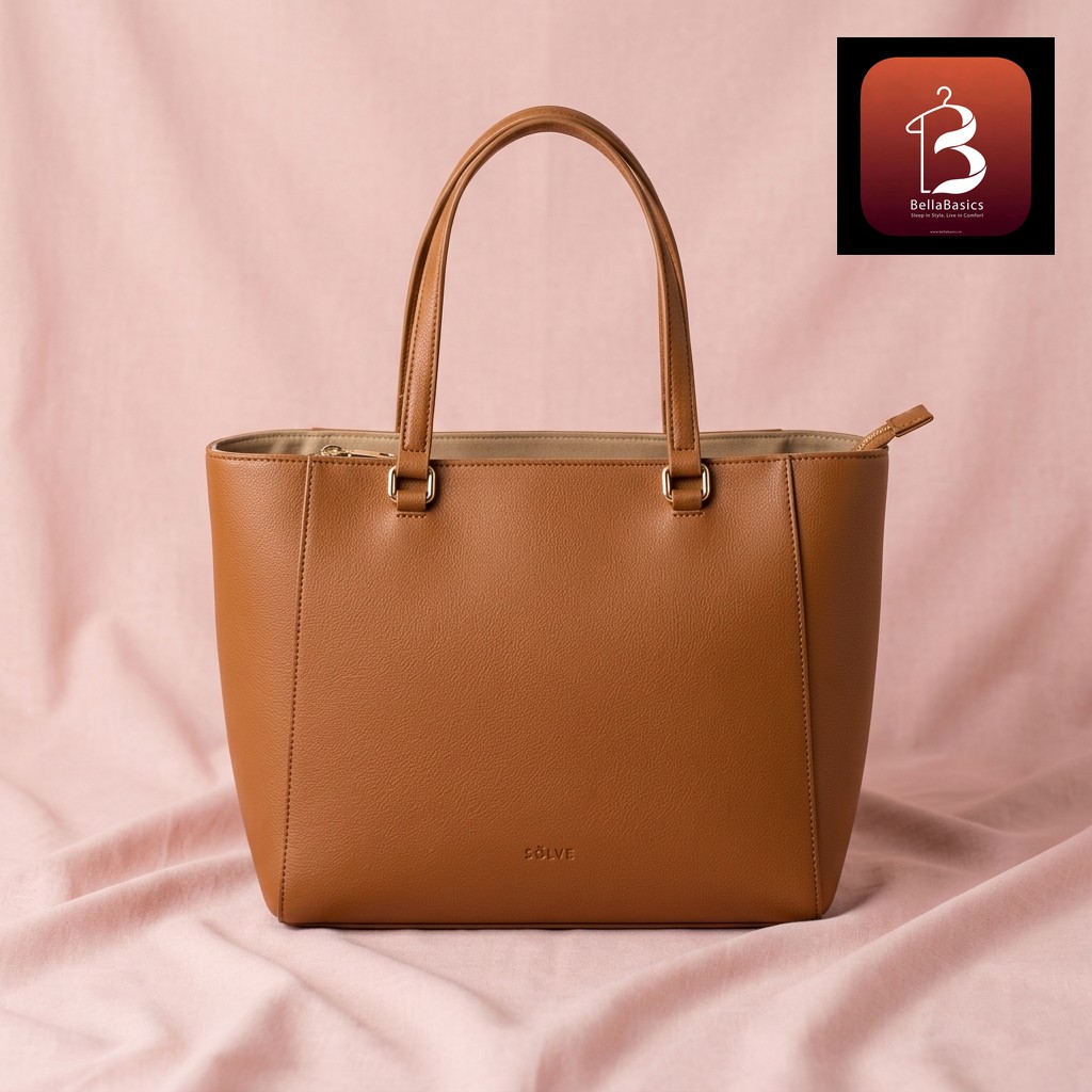 Ladies Handbag - Tan Tote