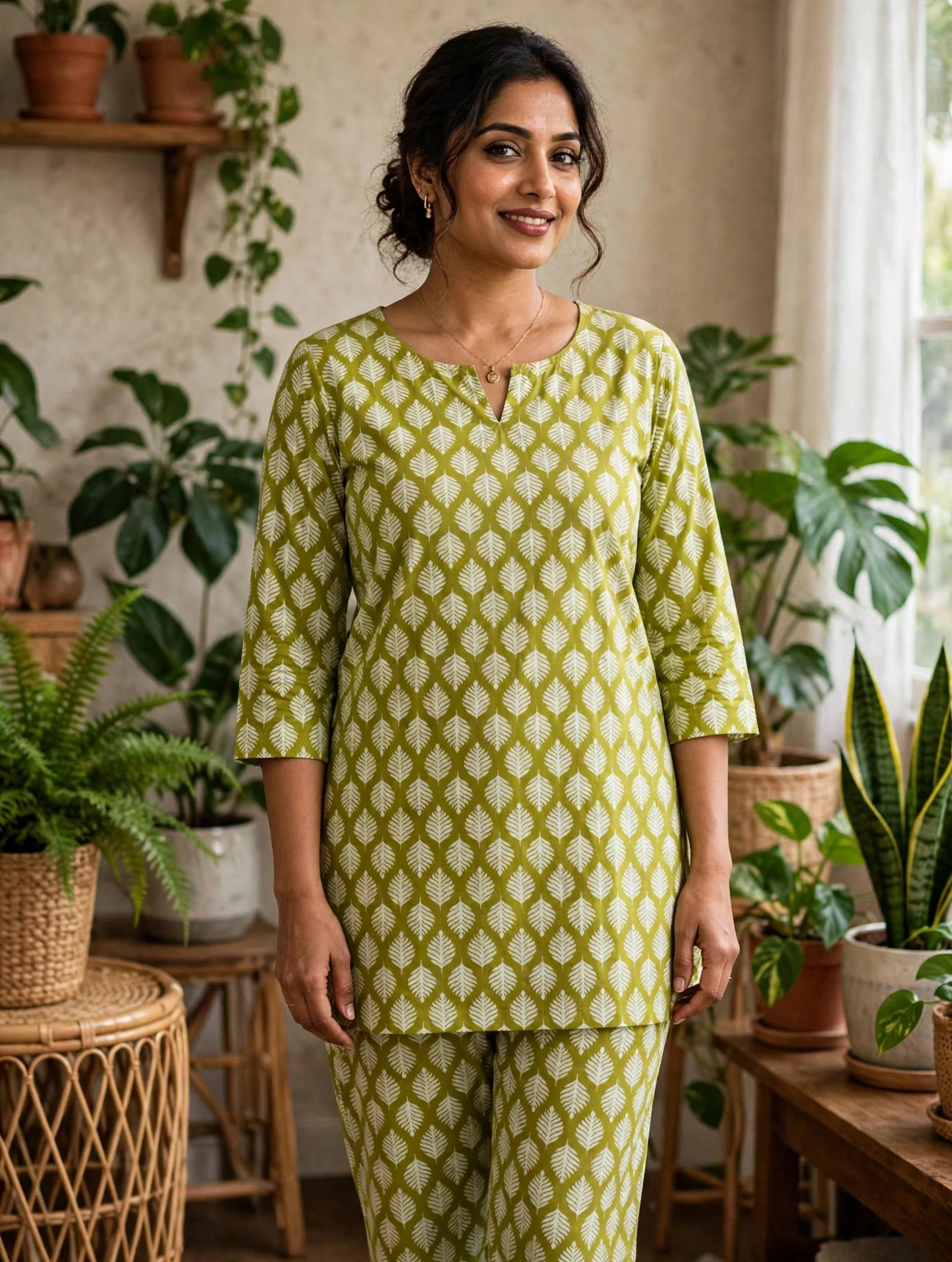 Women's Premium - night pyjama without zip - Style 5