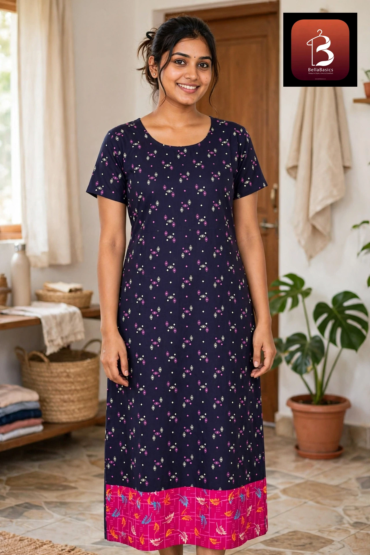 Women's Premium - Frock Nighty( Double - Style 3
