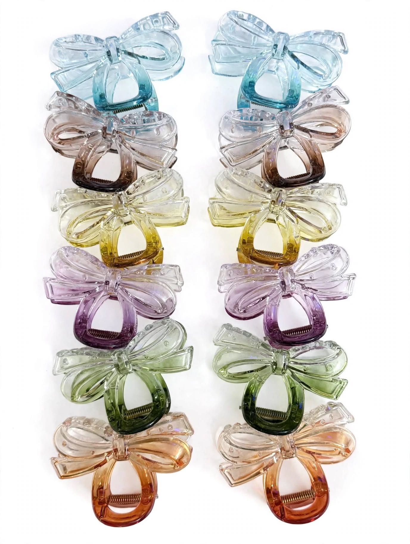 Korean  Muti color Trendy Hair Clip ( 12Pc) 