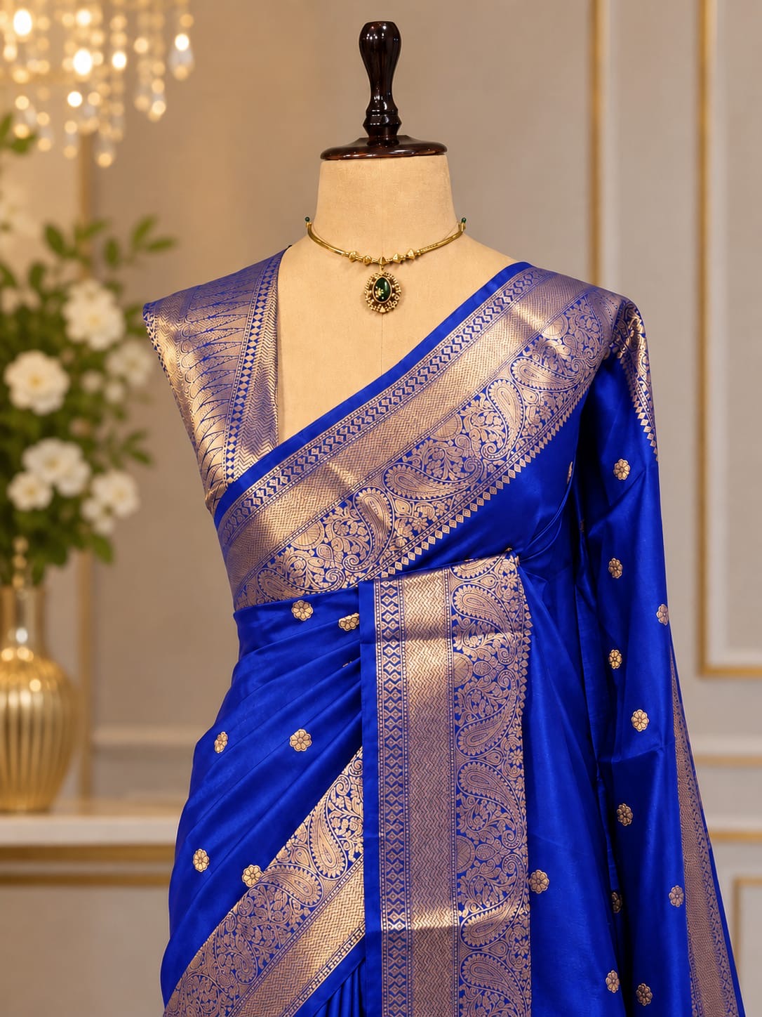 Party Wear _ Semi Kanchi Silks  - f8fde907 155a 49e7 8d67 886c0e1e2eb7