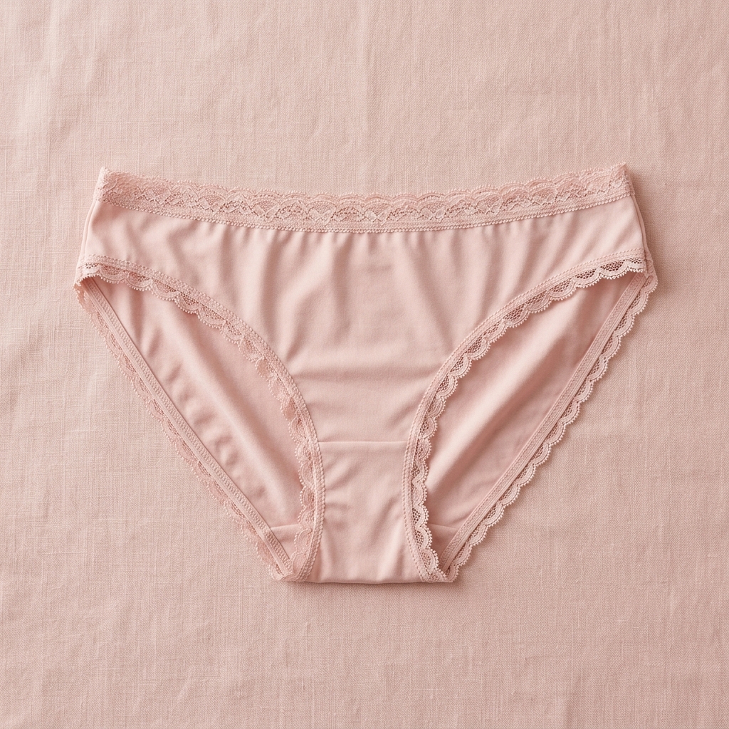 Lace Bikini Panty - Blush