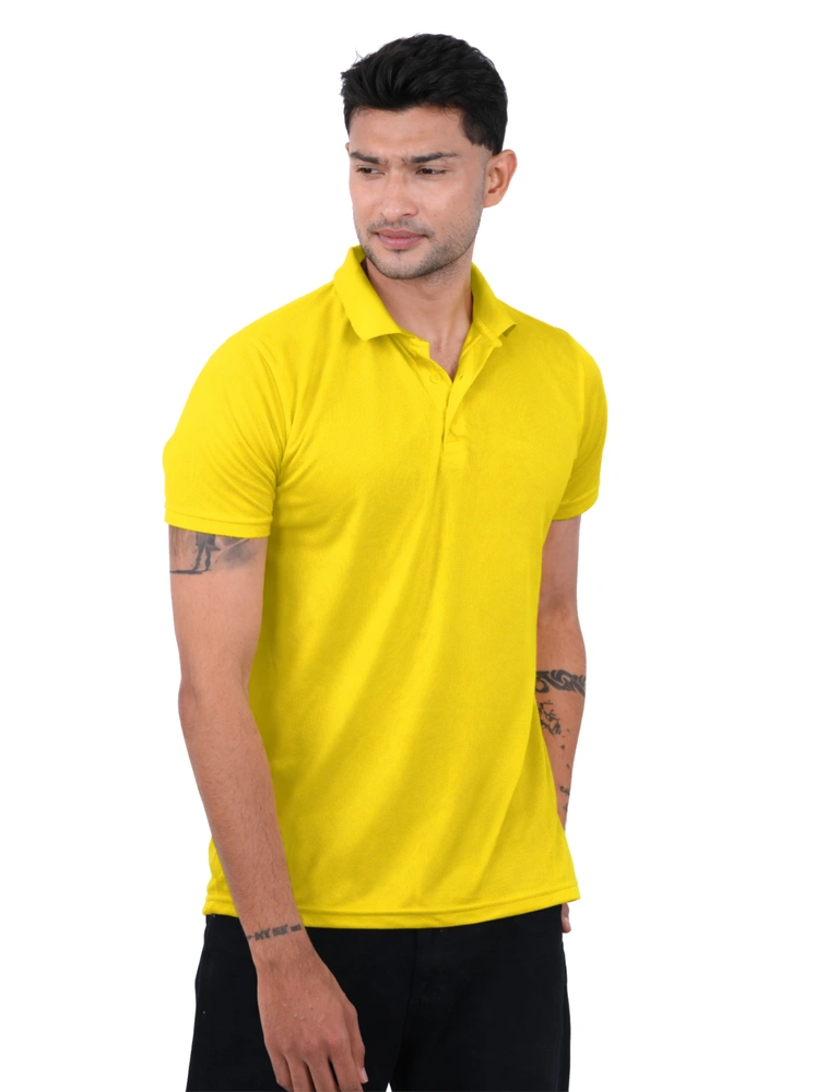 Lemon Yellow Selina Half Sleeve 150GSM Polo Tshirts