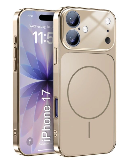 Gold Poly Carbonate Case for iPhone 17
