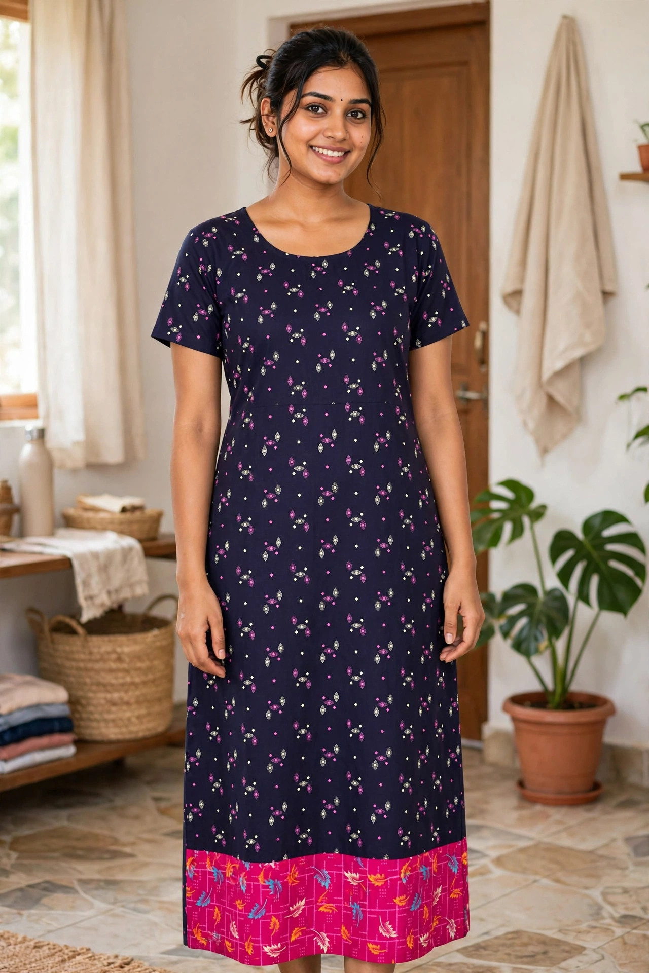 Women's Premium - Frock Nighty( Double - Style 3