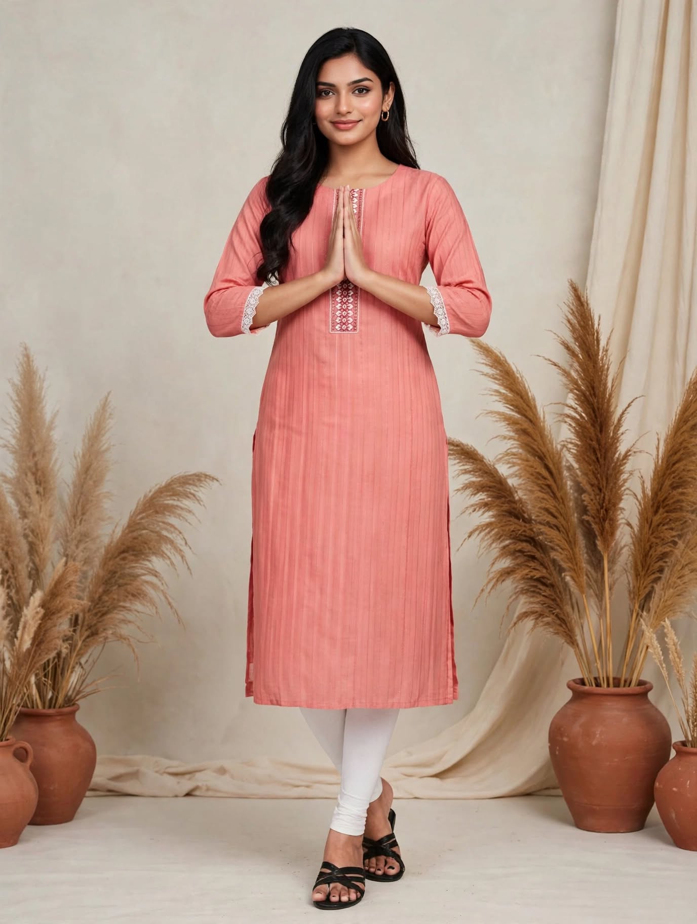 women  straight cut kurta - Style 2