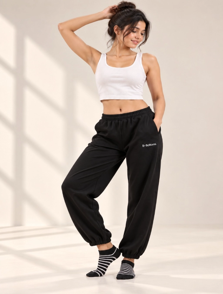 Black Cuddle Up Jogger