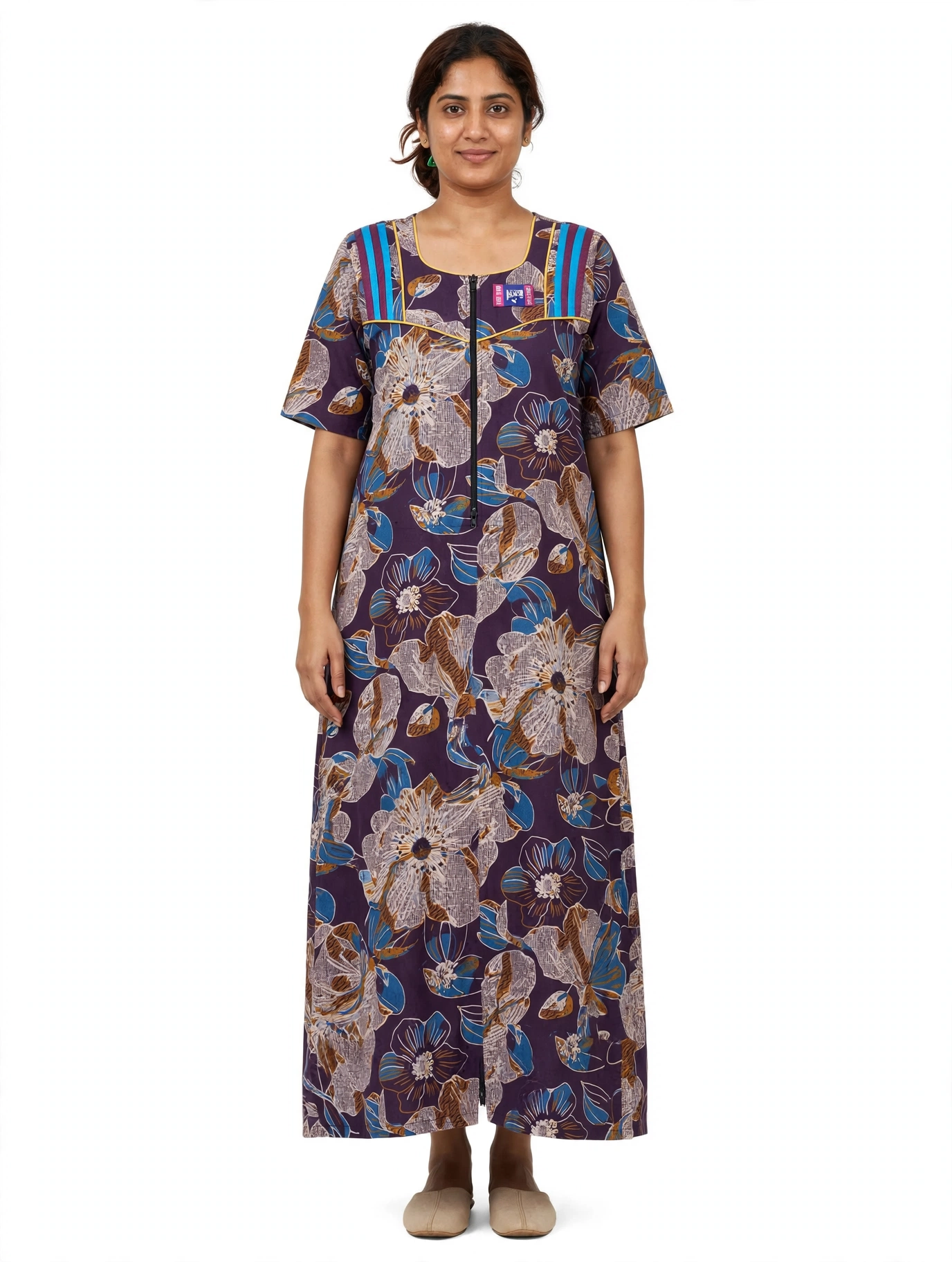 Women's Premium - Nighty with zip - Style 6